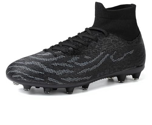 RDYLBU Fußballschuhe Herren Madame Stollenschuhe Fussballschuhe knöchelhohe Schuhe Hallenschuhe Herren Professionelle Fussballschuhe Jugendliche Trainingsschuhe Outdoor Sportschuhe Fußball Stiefel