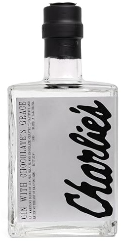 Charlie's Gin - La primera ginebra premium de chocolate - Origen en Barcelona - Ginebra exclusiva - Lotes limitados - 70cl - Alc. 37,5% vol.