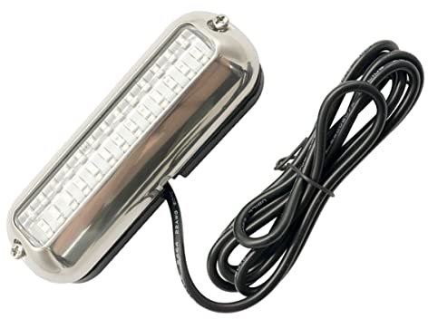 BESPORTBLE 39 Led Unterwasserlicht Edelstahl Yachtbeleuchtung Weiße Led Für Party Boot Beleuchtung