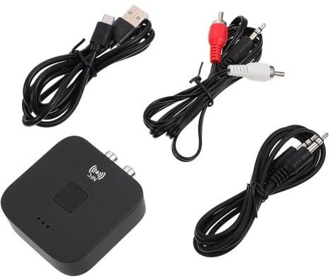 Holibanna Kabelloser 5.0 Audioempfänger Auto NFC Audioadapter Abs Material Musikempfänger Für Desktop Und Notebook