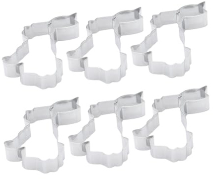 NAMOARLY 6pezzi Stampo Biscotti Pasquali Inossidabile Formine Per Biscotti Tema Coniglio Utensile Per Dolci e Decorazioni Di Pasqua Design Creativo e Riutilizzabile