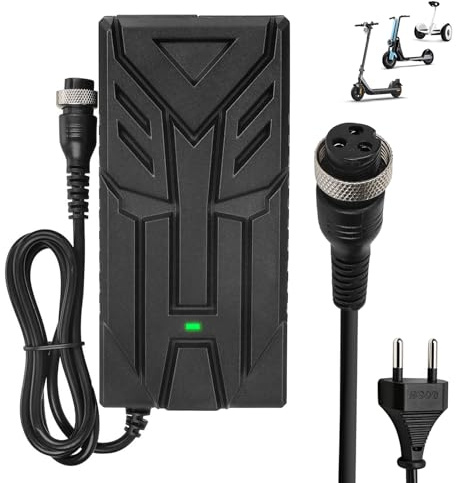 HPGAAVD 54.6V 2A Ladegeräte für Elektroroller für Hitway H5/H5 Pro，UrbanGlide E-Cross Pro，48V Lithium Batterie Ladegerät für Kugoo M4 / M4 Pro，Schnellladegerät für Smartgyro Speedway，EU Stecker