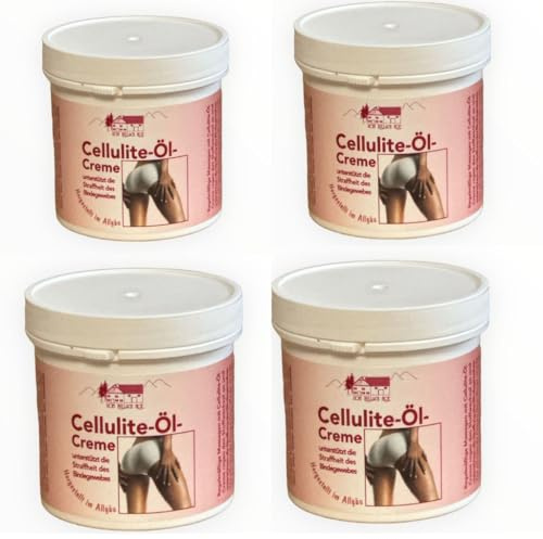Cellulite-Öl-Creme Von Pullach Hof 4x200 ml