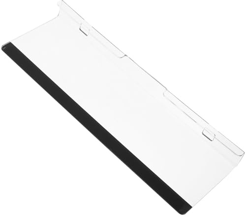 Angoily Memoboard für Computermonitor Acryl Notiztafel Leicht Transparent Monitor Unterseite Organizer Büro Nachrichten Tafel für Besprechungen und Notizen