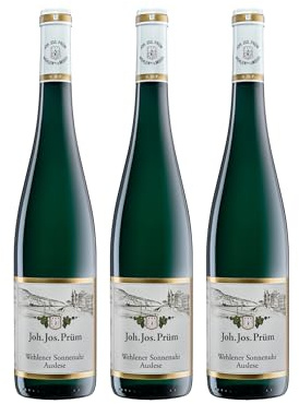 Joh Jos Prum JJ Prum Wehlener Sonnenuhr Auslese Weisswein Weiss süss Deutschland inkl. FeinWert E-Book (3 x 0.75 l)