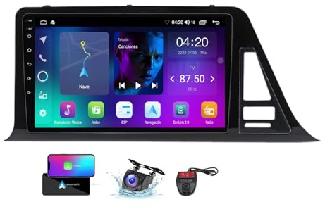 Autoradio 2-DIN 9 pour Toyota C-HR 2016-2020, Android 13, WiFi 4G, CarPlay, Android Auto, Navigation GPS, DSP, FM/RDS/Dab+, Radio Bluetooth 5.0.