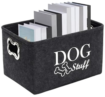 Generico Hundespielzeugkorb - Große Aufbewahrungsbox mit Griff