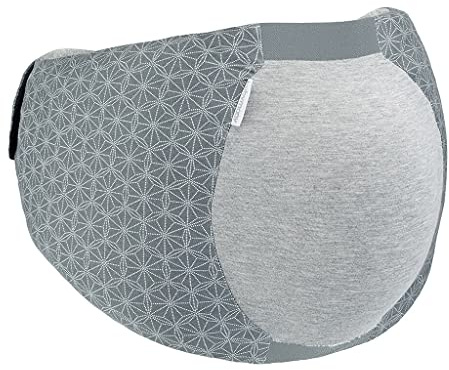 Babymoov Dream Belt - Ein elastischer, anatomischer Gürtel, der werdenden Müttern hilft, bequem zu schlafen und für alle Phasen der Schwangerschaft geeignet ist, L/XL, Grau