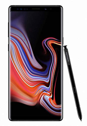 Samsung Galaxy Note9 Display 6.4, 512 GB Espandibili, RAM 8 GB, Batteria 4000 mAh, 4G, Dual SIM Smartphone, Android 8.1.0 Oreo [Versione Italiana], Nero (Midnight Black) (Ricondizionato)