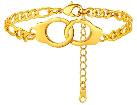 FindChic Kette/Armband/Fußkette für Damen Mädchen Handschnellen Choker Halskette Aesthetic kette Handschnellen Armband für Valentinstag Geburtstag