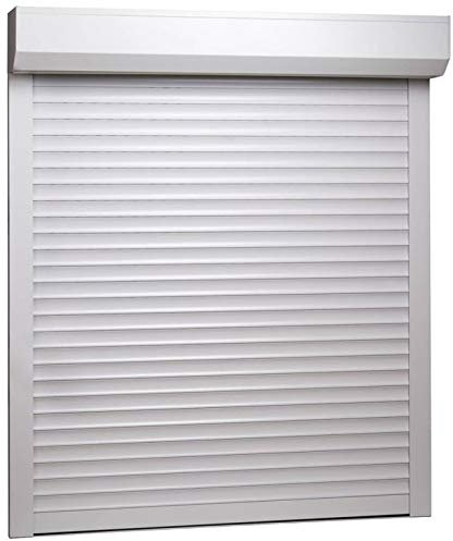 Tidyard tapparella Avvolgibile in Alluminio Bianco 100x120/130 cm, Serra da Finestra