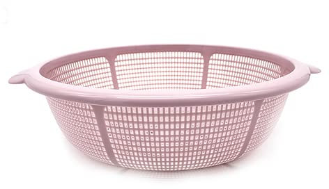 CABLEPELADO Escurridor verduras plastico 31 cm (Rosa claro)