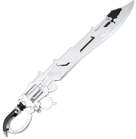Fantasy PU Schaum Schwert, Anime Stil Cosplay Schaum Broad Schwert Halloween Cosplay (Gunbreakers Wield Gunblades)