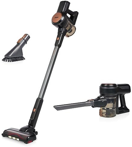 Princess Dynamic Storm 01.339390.01.001, Aspirapolvere con Manico, Nero, 220 W, 0.6 Litri