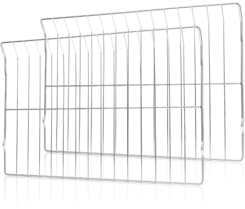 [Upgraded] 304 Stainless Steel Range Oven Rack DG75-01001C for Samsung Range/Stove, Rack-Flat, Replaces DG75-01001A, DG75-01001B, DG75-01001D, 24.7'' x 16.5'' Size, Not Universal