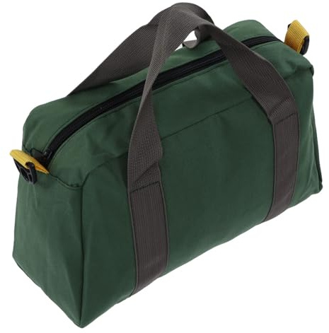 Ejoyous Werkzeugtasche Leer, Werkzeugtaschen mit breiter Öffnung Wasserdicht Werkzeug Tasche Tragbar Tool Bag aus Canvas für Techniker (12 Zoll)