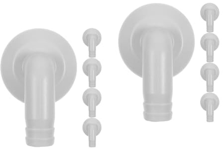 jojofuny 10pcs Elbow Drain Hose Connector Air Conditioner Fitting for External for Condensate Drainage Easy Installation