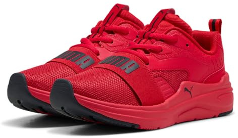 PUMA SOFTRIDE Wired 2 JR, Sneaker, Red Black, 36 EU