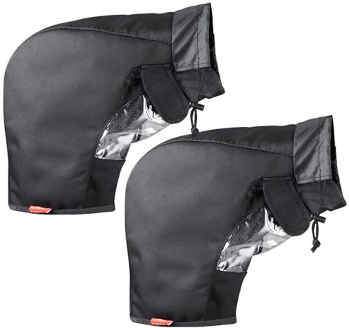 Powersports - Accesorios para manillar de moto, guantes resistentes al desgaste, manguitos de manillar resistentes al desgaste, manguitos para manillar de motocicleta, accesorios para la mayoría de