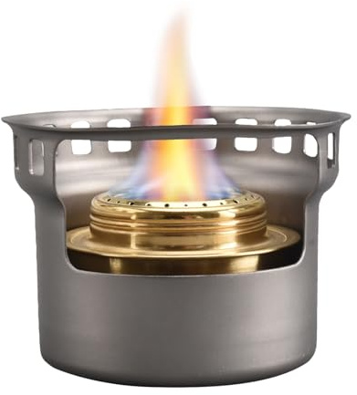 Horno De Alcohol Portátil Mini - Mini Estufa de Alcohol para Senderismo | Utensilios De Cocina Portátiles Para Senderismo, Picnic Y Aire Libre