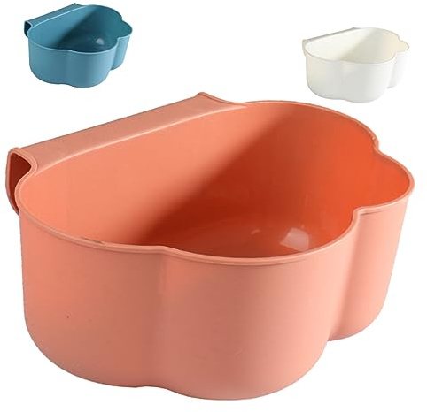 VALICLUD Cestino Della Spazzatura Da Appendere a Forma Di Nuvola Per Porta Armadio Cucina, Contenitore Per Rifiuti Sospeso Piccolo, Set 3 Pezzi Colorato Salvaspazio Per Organizzazione Casa