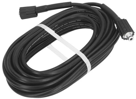 YolieraArt Manguera de lavado de alta presión de 590 pulgadas, conector M22 de 0.55 pulgadas, manguera de extensión de goma para lavado de coches y máquinas de limpieza, uso en jardín