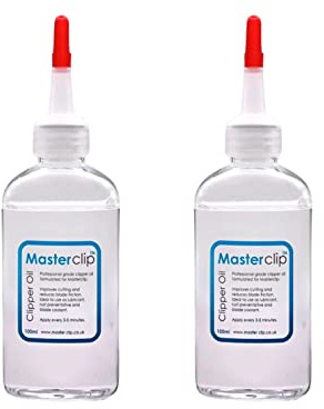 Masterclip Clipper Klingenöl 100ml x 2 - Gleitmittel für Hundeschermaschinen, Pferdeschermaschinen & Trimmer