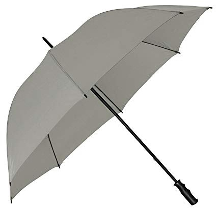 VON LILIENFELD® Parapluie XXL Stable 2 Personnes Femme Homme Julian (gris clair)