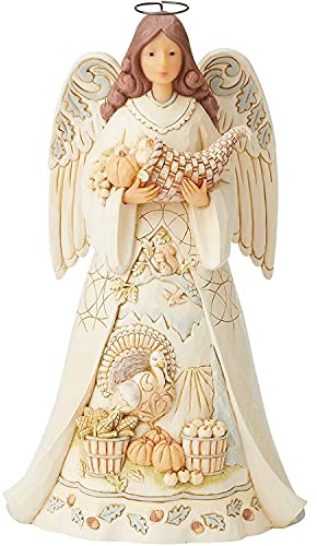 Enesco Jim Shore Heartwood Creek White Woodland Harvest Angel Figur 6005254