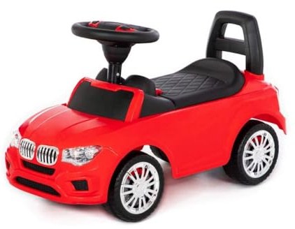Rutscher Auto rot Super Car Nr.5 Sound Kinder Rutscherfahrzeug Lauflernhilfe