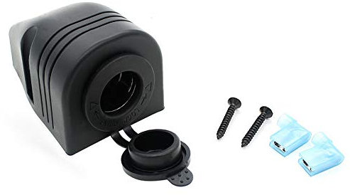 ihreesy Auto Zigarettenanzünder Steckdose,12V / 24V Wasserdichte Zigarettenanzünder Adapter Buchse Auto Handy Ladegerät Zigarettenanzünder Verteiler für Auto Motorrad LKW Boot