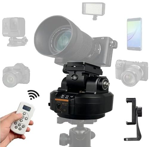 ZIFON YT2000 Trépied Caméra Panorama Tête AI Suivi du Visage AB Point Double Modèle Amélioré 2KG pour Gopro LED Lumière Smartphone SLR Caméras Trépied Tête Pan Head.