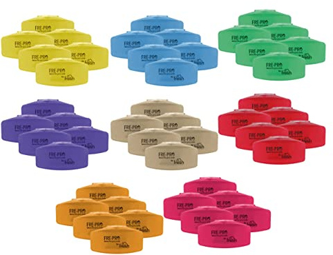 Cut360 Fresh Bowl Clip - Diffuseur de parfum - Désodorisant - Contrôle des odeurs - Pour WC et salle de bain - 8 x 6 pièces