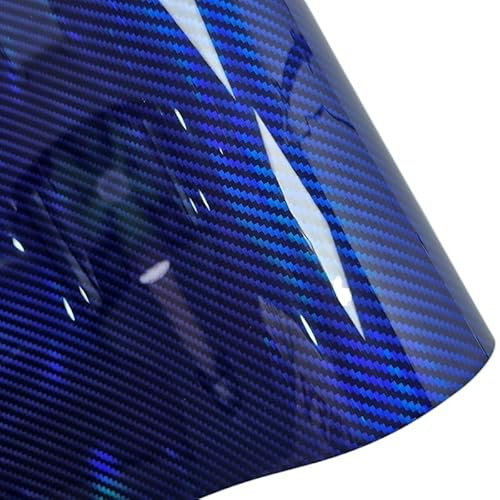 SQIANKUN Autofolie Blaue Aufkleber for Autofolie, Autoaufkleber, selbstklebendes Vinyl for Motorrad-Wrap-Außenbereich Auto Folie(20cm X 152cm)