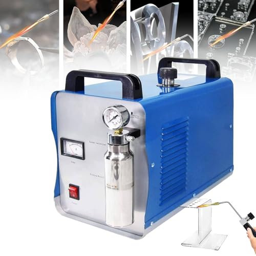 Máquina pulidora de llama acrílica con soplete de gas Generador de llama de gas hidrógeno y oxígeno Soldador de agua Pulidora de llama acrílica,75L/H