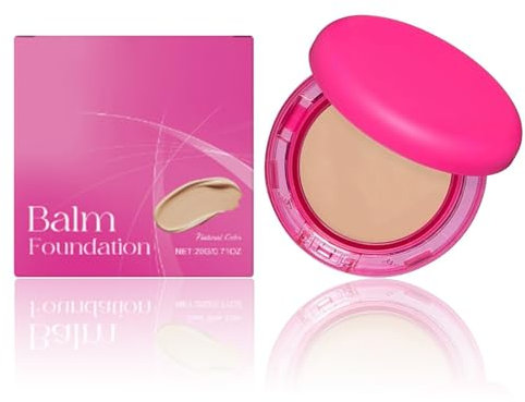 Peptide Balm Foundation, Age Defying Foundation for Mature Skin, All Skin Types, Medium Buildable Coverage (style C, 1stück)