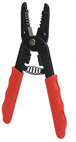 Pinza spelafili in acciaio per utensili Pinza multifunzione portatile per spelare cavi 0,9 a 6 mm² Linee elettriche Materiale di manutenzione Acciaio per utensili PC Plastica