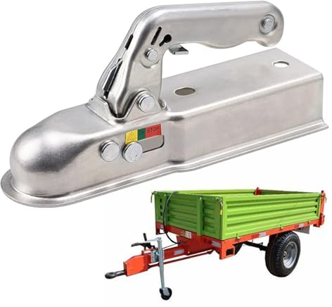Giunto Di Attacco Per Il Rimorchio | Attacco Per Carichi Pesanti Da 5.00 Cm | Connettore a per Rimorchio | Per Caravan Camper Barca Camion Auto Da Traino ATV Moto Saldatura