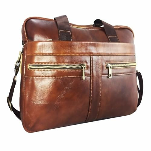 Okaymobile Businesstasche Herren für Acer Spin 1 3 5 Notebook Aktentasche Handtasche Vintage Laptoptasche Arbeitstasche Umhängetasche Schultertasche Crossbody Bags Arbeit Reise Collegetasche