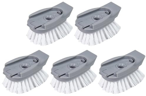 XIZONLIN 5Pcs Soap Dispensing Dish Brush Replaceable Brush Heads Kitchen Washing Up Brushes Multifunction Cleaning Brush for Pans Pots Dishes Sink