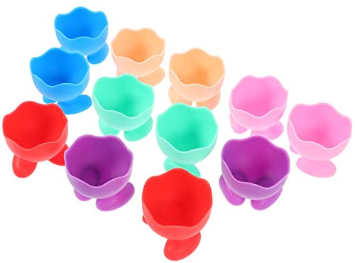 Hoement Porte-gobelet en Silicone 12pcs Support De Rangement Couleurs Mixtes Support Simple Maison