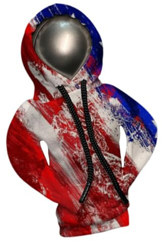 jlceh Lustige Auto-Schalthebelabdeckungen, Auto-Schalthebelabdeckungs-Hoodie | Auto-Schaltknauf-Abdeckung,Lustiger patriotischer Flaggen-Pullover-Hoodie für Gangschaltung, Sweatshirt