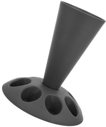 OFFSCH Pastry Bag Stand and Piping Tip Holder Detachable Gray Baking Accessory Stand Slots for Decorating Cake Pastry Bags Suitable for Home Baking