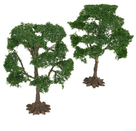 Elm Trees Model, Train Railroad Wargame, Miniature Scenery Landscape, Iron Wire Trunk