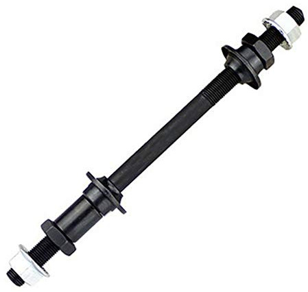 DONGLING Fahrrad Schnellspanner Vorderachse/Hinterachse 150mm 180mm MTB Fahrrad Radnabe Achse Mountainbike Solide Spindel Schaltwelle Hebel Fahrradteile Schnellspanner Fahrrad(Rear Axle)