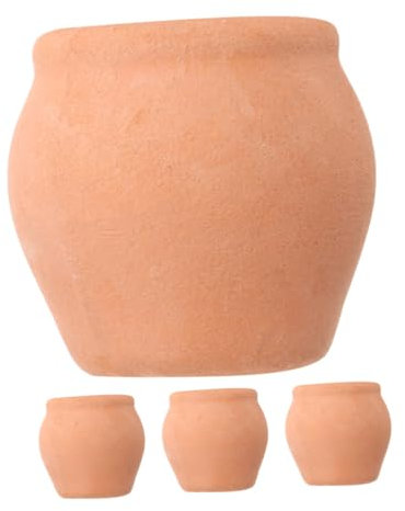 Toddmomy 4piezas Mini Macetas De Cerámica para Suculentas Pequeños Tiestos De Terracota para Plantas De Interior Macetas De Arcilla para Decoración De Hogar y Favores De Boda