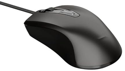 Watio Wave Optische Maus - Eingabegerät mit optischem Sensor, USB-Anschluss, ergonomisches Design, geeignet für den täglichen und tragbaren Gebrauch