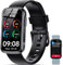 OUKITEL Reloj Inteligente Hombre Mujer Deportivo con 2 Correas Intercambiable, Fitness Tracker Smartwatch, 24H Frecuencia Cardíaca, IP68 Impermeable, Múltiples Modos de Ejercicio para Android/iOS