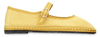 FLABELUS Antonia - Mary Jane Velvet - Color is Black Combined with Black Piping.
