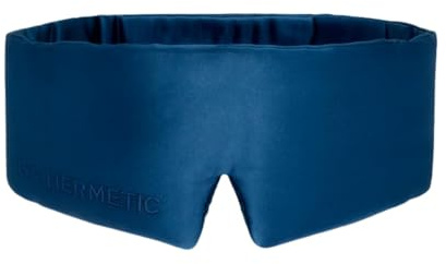 Be Hermetic Schlafmaske aus Seide mit 23 Momme – Schlafmaske – verstellbar (70 cm), antibakterielle Behandlung, vollständige Deckkraft für besseren Schlaf, ohne Augenringe oder Taschen
